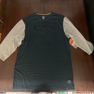 NWT Nike SB 3/4 Henley style T Men’s size Large